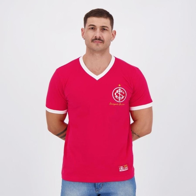 Camisa do Internacional Retrô 1975 - Masculina - Foto 1