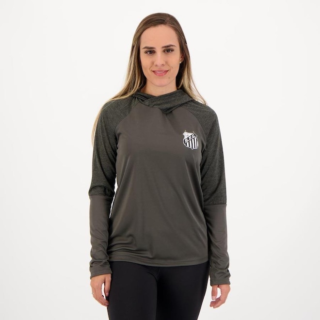 Blusão Com Capuz do Santos Utter - Feminino - Foto 1