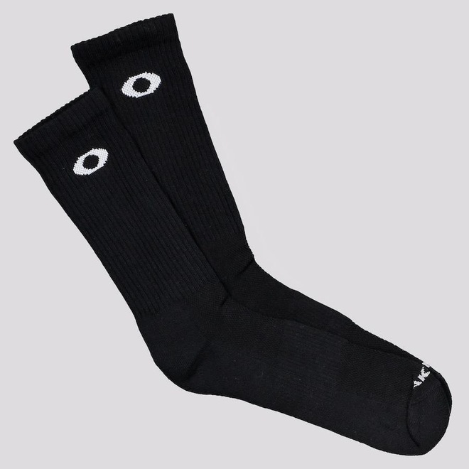 Meia Cano Alto Oakley Crew - Masculina - Foto 1