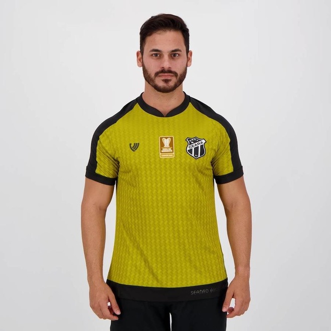 Camisa Vozão Ceará Copa do Nordeste Goleiro 2021 - Masculina - Foto 1