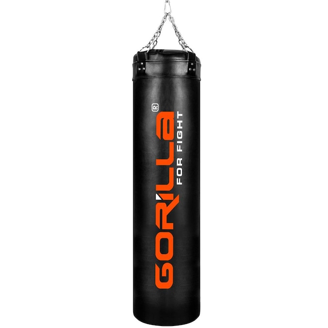 Saco Boxe Gorilla 160cm Engate no Fundo para Fixar Base de Apoio no Chão - Punching Bag - Foto 1