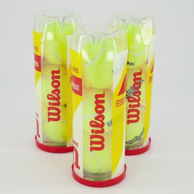 Kit 3 Packs de Bolas Tênis Wilson Championship - Foto 1