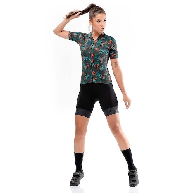 Camisa de Ciclismo Furbo Euro Sagano - Feminina - Foto 1
