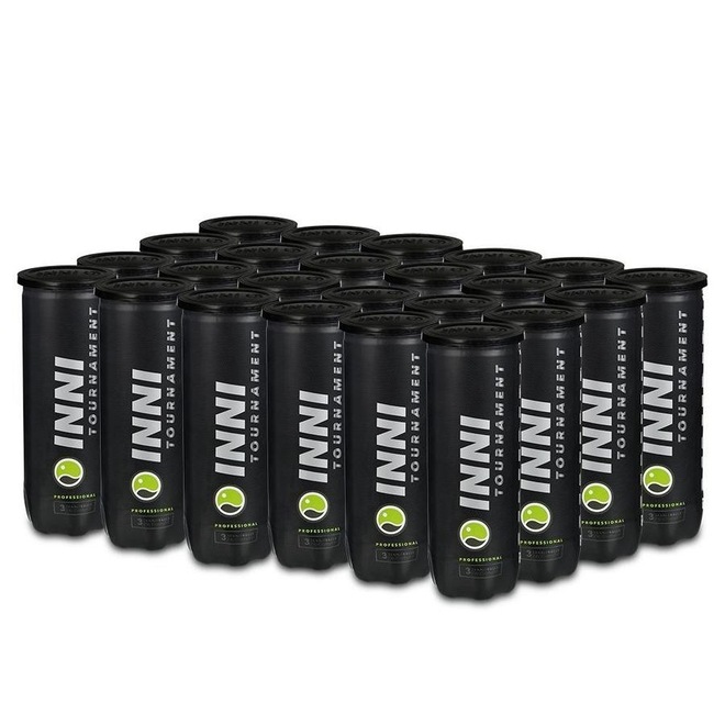 Kit Bolas de Tênis Inni Tournament com 24 Tubos - Foto 1