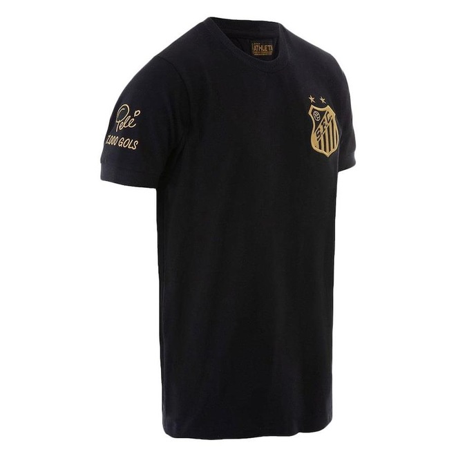 Camisa do Santos Athleta Pelé 1.000 Gols - Masculina - Foto 1