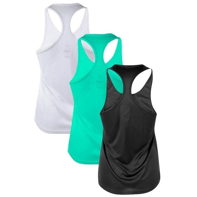 Kit Regatas Penalty X - 3 Unidades - Feminino - Foto 1