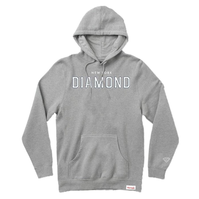 Blusão de Moletom com Capuz Diamond Canguru Hometeam Ny Hoodie - Masculino - Foto 1