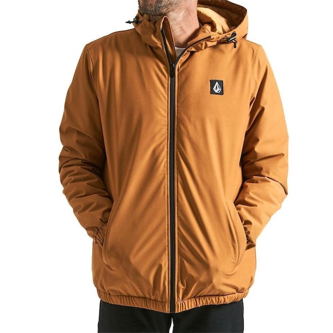 Jaqueta Com Capuz Volcom Momentum II Imp - Masculina - Foto 1