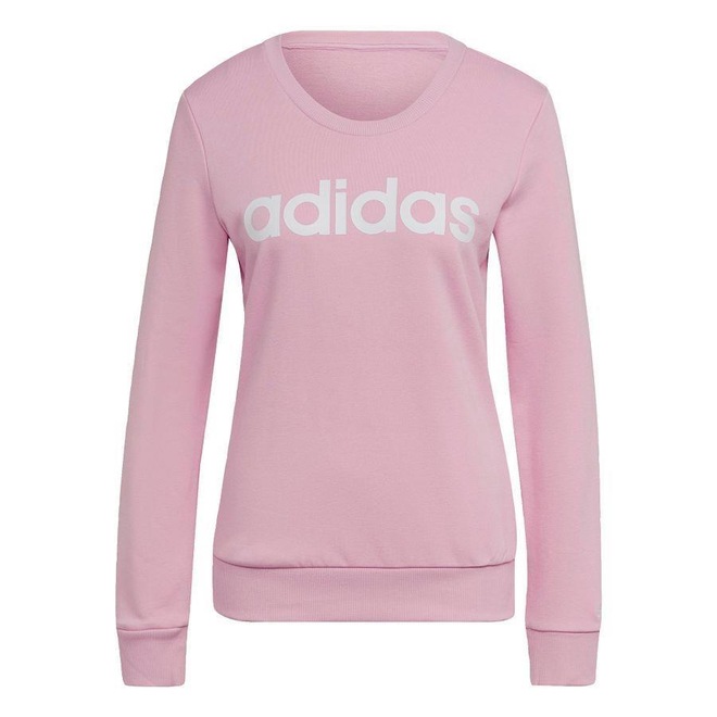 Blusão de Moletom sem Capuz adidas Essentials Logo - Feminino - Foto 1