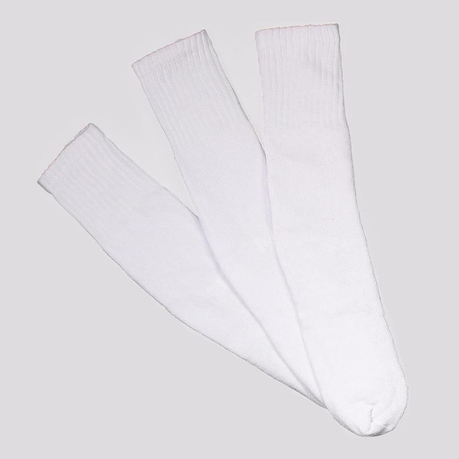 Kit Meia Selene Cano Alto - 3 Pares - Adulto - Foto 1