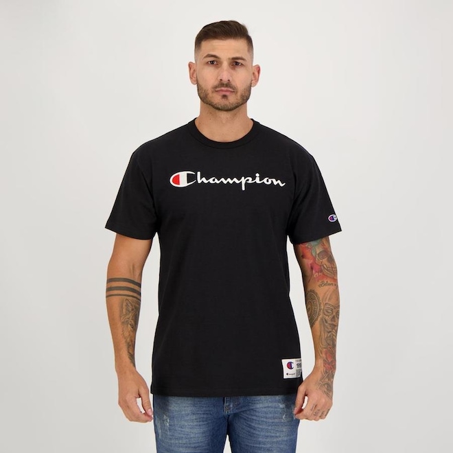 Camiseta Champion Life Embroidery - Masculina - Foto 1