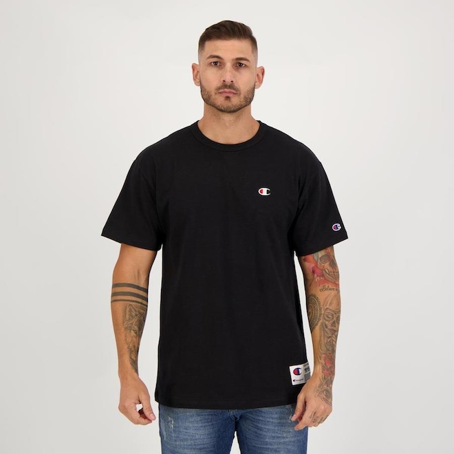 Camiseta Champion Life Embroidery Logo - Masculina - Foto 1