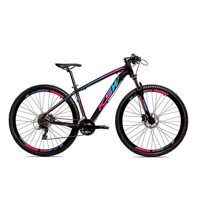 Bicicleta KSW Alumínio - Aro 29 S91 - Freio Hidráulico - Câmbio Shimano Alivio - 27v - Adulto - Foto 1