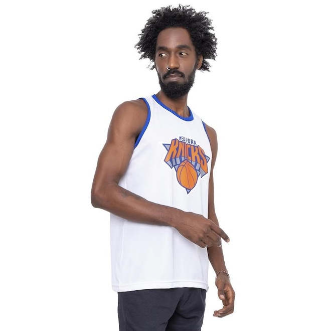 Camiseta Regata NBA Sintética New York Knicks - Masculina - Foto 1