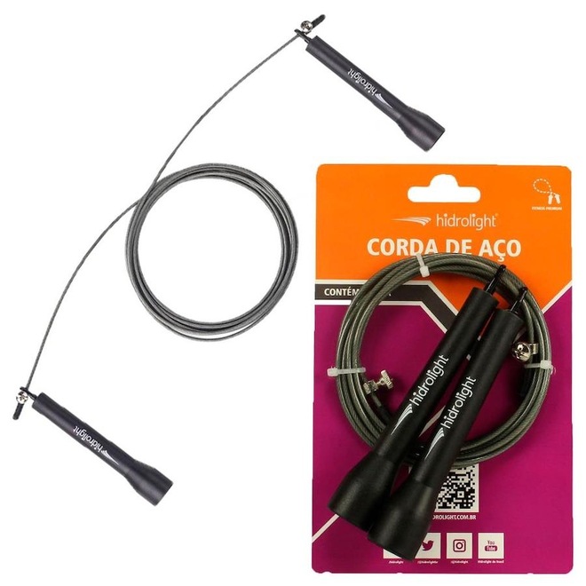 Corda de Pular Hidrolight Profissional Speed Rope - Foto 1
