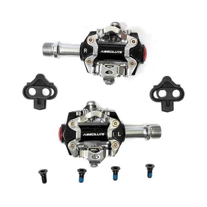 Pedal Clip MTB Absolute Wild Preto - Foto 1