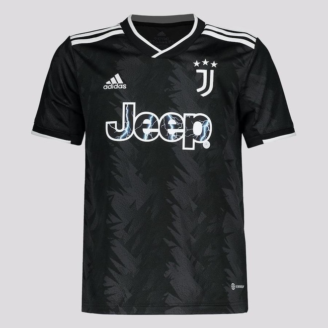Camisa adidas Juventus Away 2023 - Infantil - Foto 1