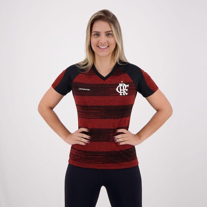 Camiseta do Flamengo Motion 19 - Feminina - Foto 1