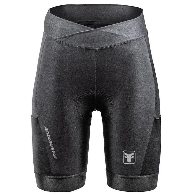 Bermuda de Ciclismo Free Force Endurance Invert Air Gel com Bolso - Feminina - Foto 1