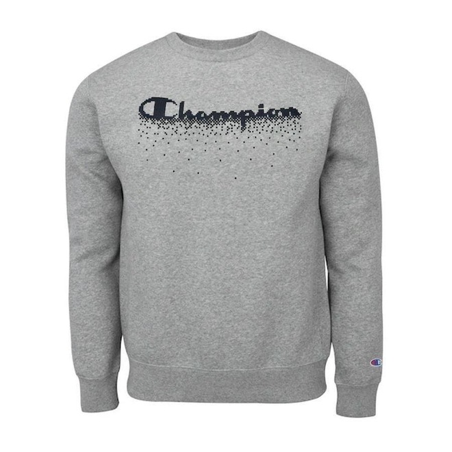 Blusão de Moletom Champion Powerblend Graphic Crew - Maasculino - Foto 1