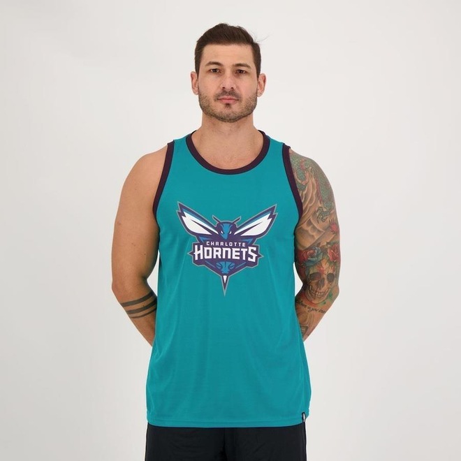 Camiseta Regata NBA Charlotte Hornets - Masculina - Foto 1