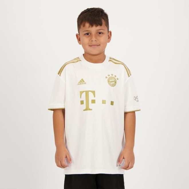 Camisa adidas Bayern Away 2023 - Infantil - Foto 1