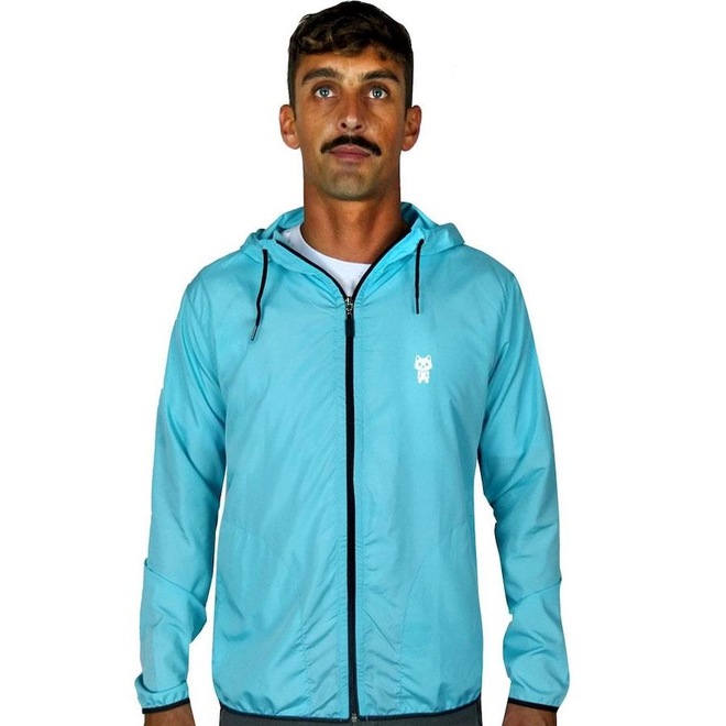 Jaqueta Corta Vento com Capuz WSS Light Cat - Masculina - Foto 1