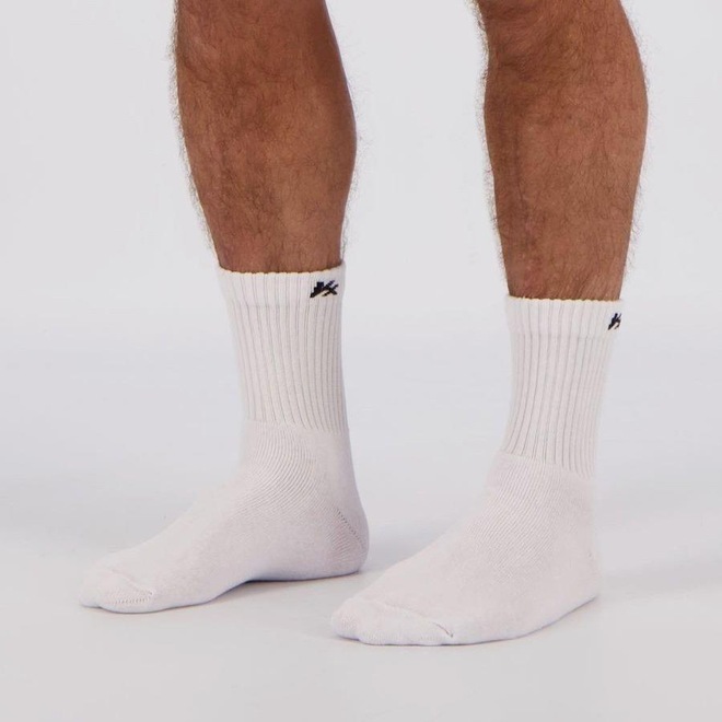 Meia Cano Alto Kanxa Atoalhada - Adulto - Foto 1