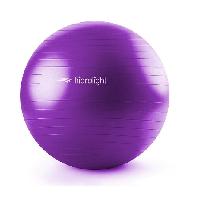 Bola de Exercícios Suiça com Bomba de Ar Hidrolight FL13B 65cm - Academia - Pilates - Yoga - Foto 1
