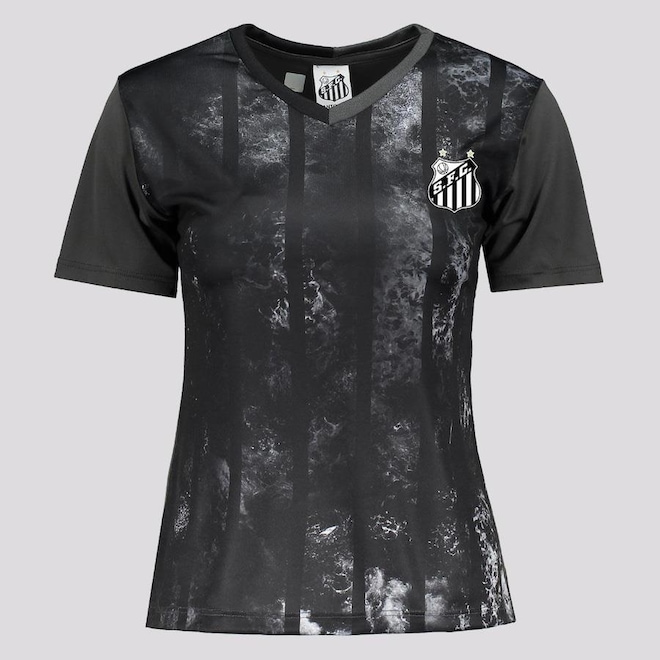 Camisa Futfanatics Santos Chess - Feminina - Foto 1