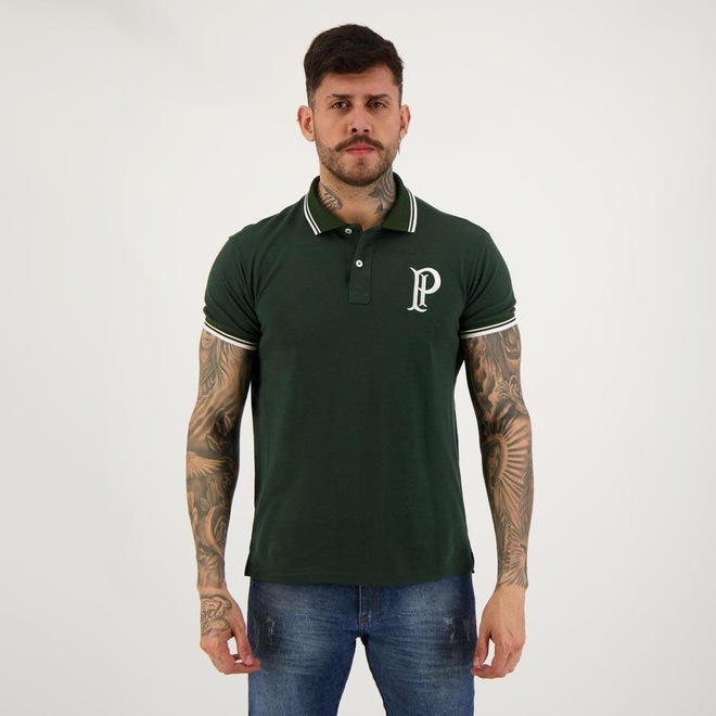Camisa Polo Futfanatics Palmeiras Piquet II - Masculina - Foto 1