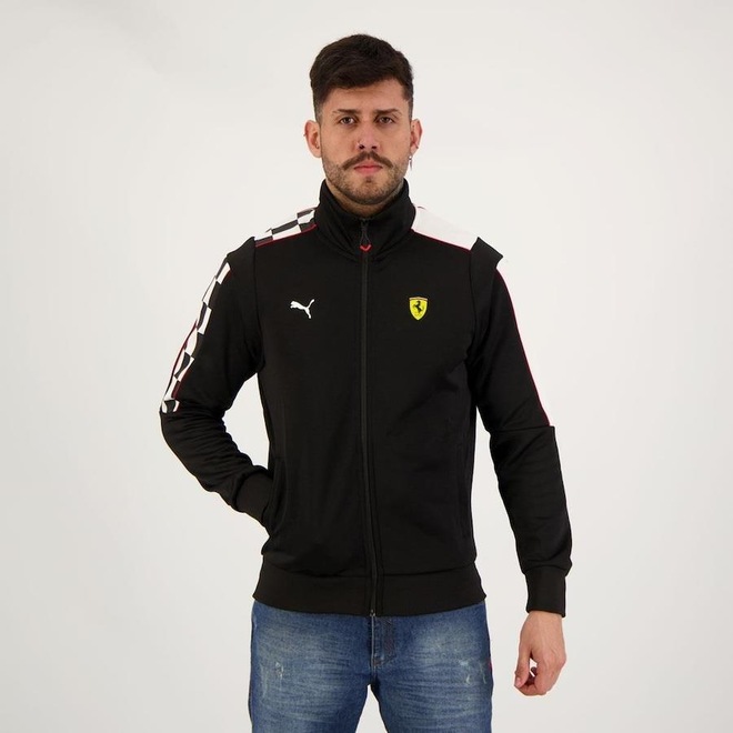 Jaqueta Puma Scuderia Ferrari MT7 Track - Masculina - Foto 1