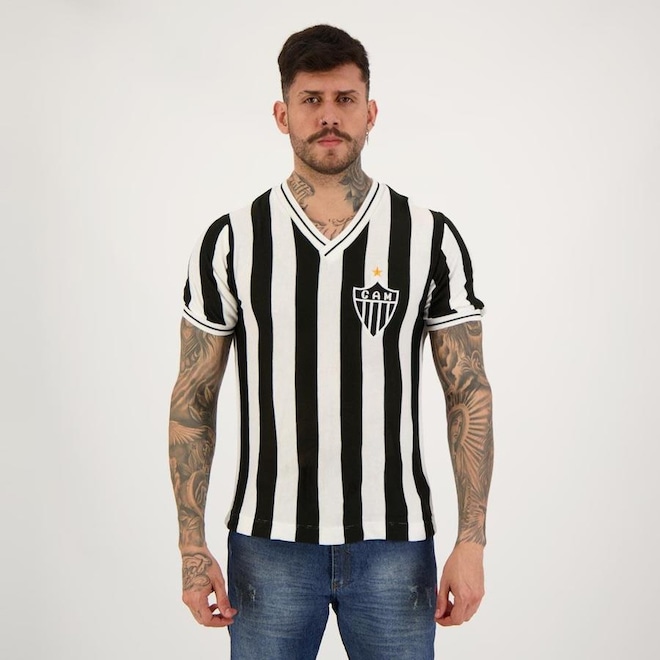 Camisa Futfanatics Atlético Mineiro Retrô 1982 N 10 - Masculina - Foto 1