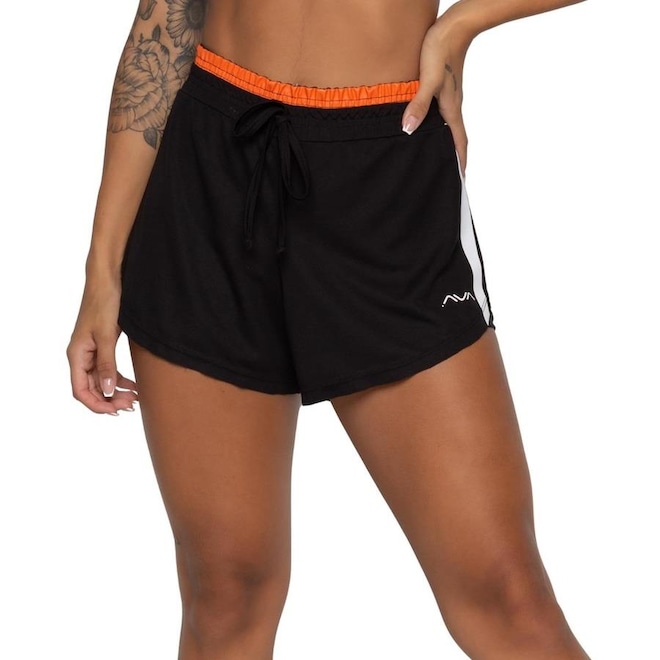 Shorts AVA Fitness Fitness Dry Performance - Feminino - Foto 1