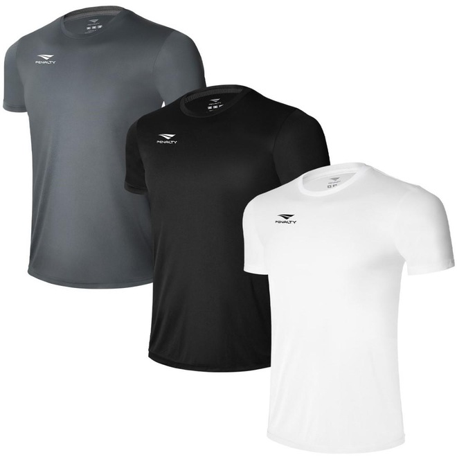Kit Camisas Penalty X - Masculina - 3 Unidades - Foto 1