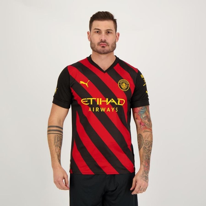 Camisa Puma Manchester City Away 2023 - Masculina - Foto 1