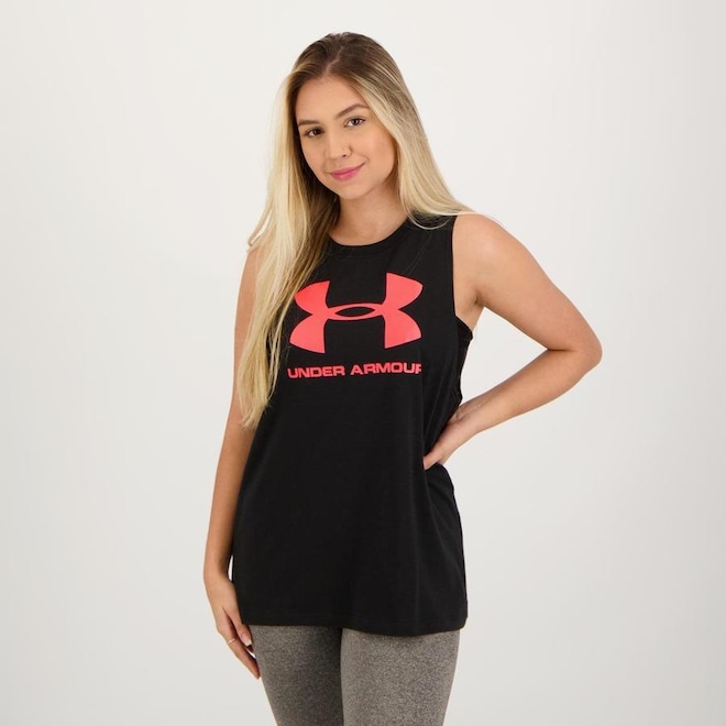 Camiseta Regata Under Armour Live Sportstyle Graphic - Feminina - Foto 1