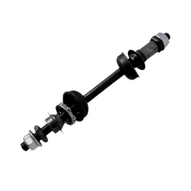 Eixo Traseiro Paco 3/8 x 175 mm Com Caixa Colar Espaçador para Cubo - Foto 1
