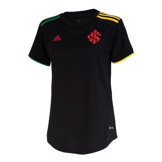 Camisa Iii Internacional 22/23 adidas - Feminina - Foto 1