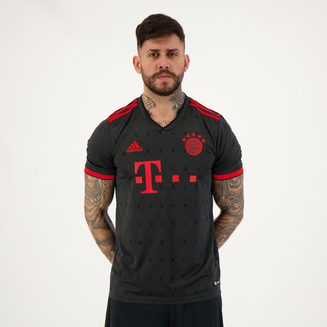 Camisa adidas Bayern Third 2023 - Masculina - Foto 1