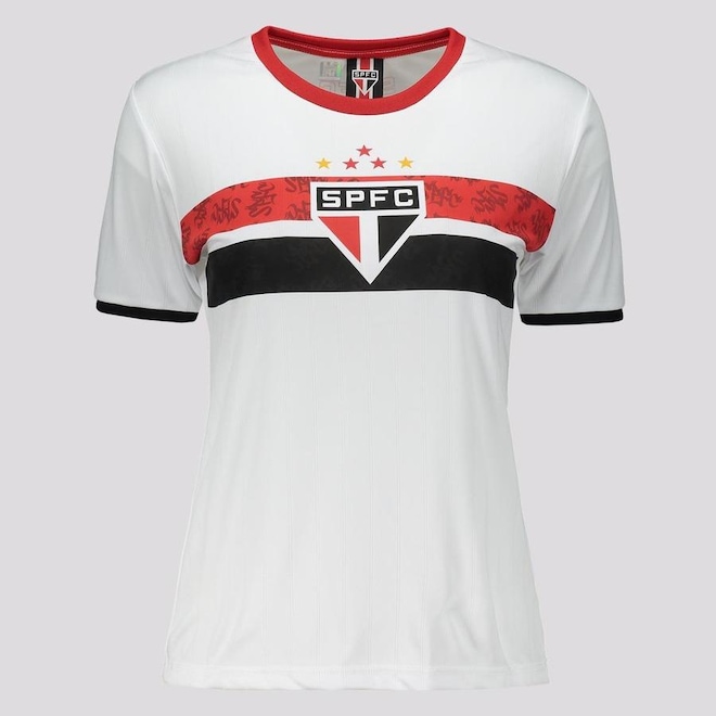Camisa do São Paulo Futfanatics Stencil - Feminina - Foto 1