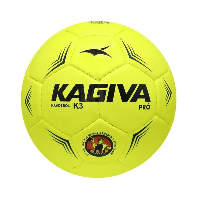 Kit Bola de Handebol Kagiva K3 Pró + Bomba de Ar - Foto 1