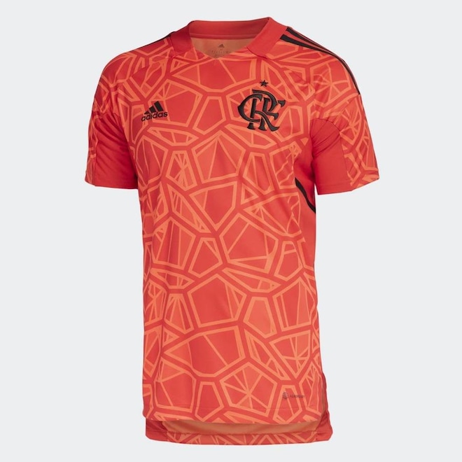 Camisa adidas Flamengo Goleiro II 2022 - Masculina - Foto 1