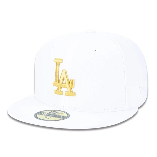 Boné Aba Reta New Era 59FIFTY MLB Los Angeles Dodgers - Fechado - Adulto - Foto 1