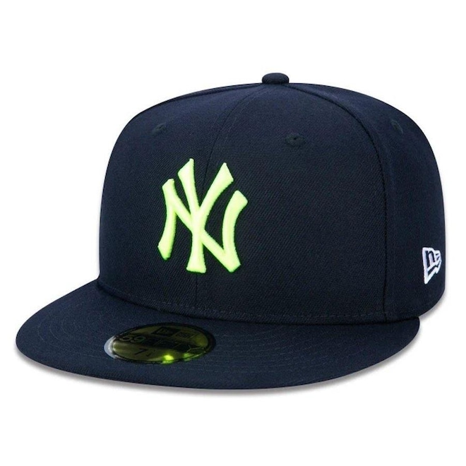Boné Aba Reta New Era 5950 New York Yankees - Fechado - Adulto - Foto 1