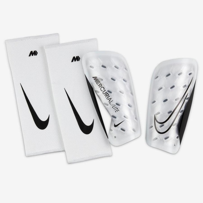 Caneleira de Futebol Nike Mercurial Lite - Adulto - Foto 1