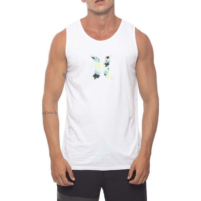Camiseta Regata Masculina Hurley Silk Liquid - Foto 1