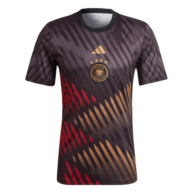 Camisa Pré-Jogo Alemanha adidas - Masculina - Foto 1