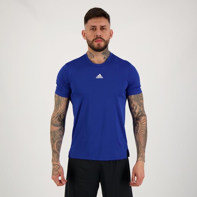 Camiseta adidas Hit 3 Listras - Masculina - Foto 1
