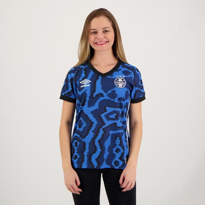 Camisa do Grêmio III 21 Umbro - Feminino - Foto 1